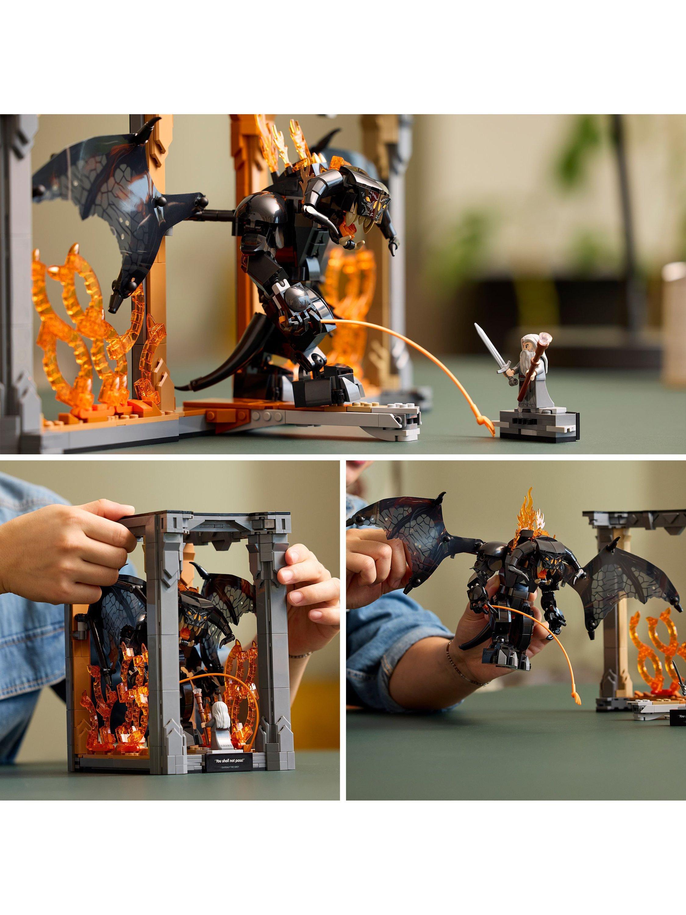 LEGO Icons Balrog book nook building set, imported from the UK