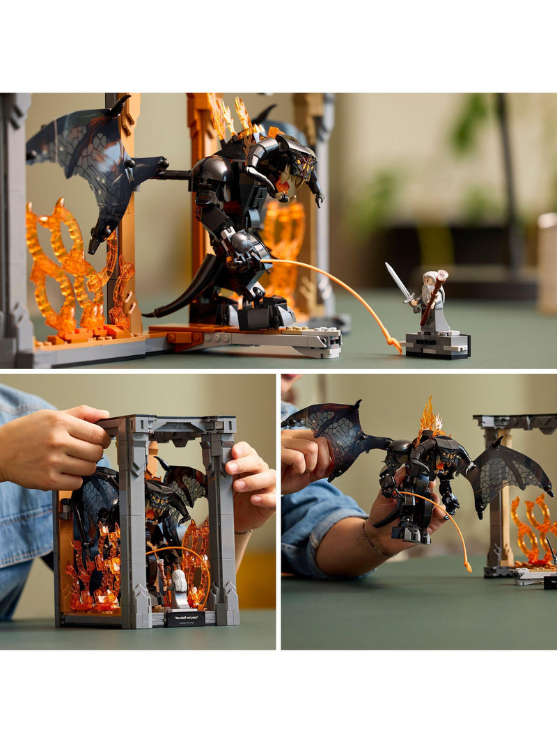 LEGO Icons Balrog book nook building set, imported from the UK