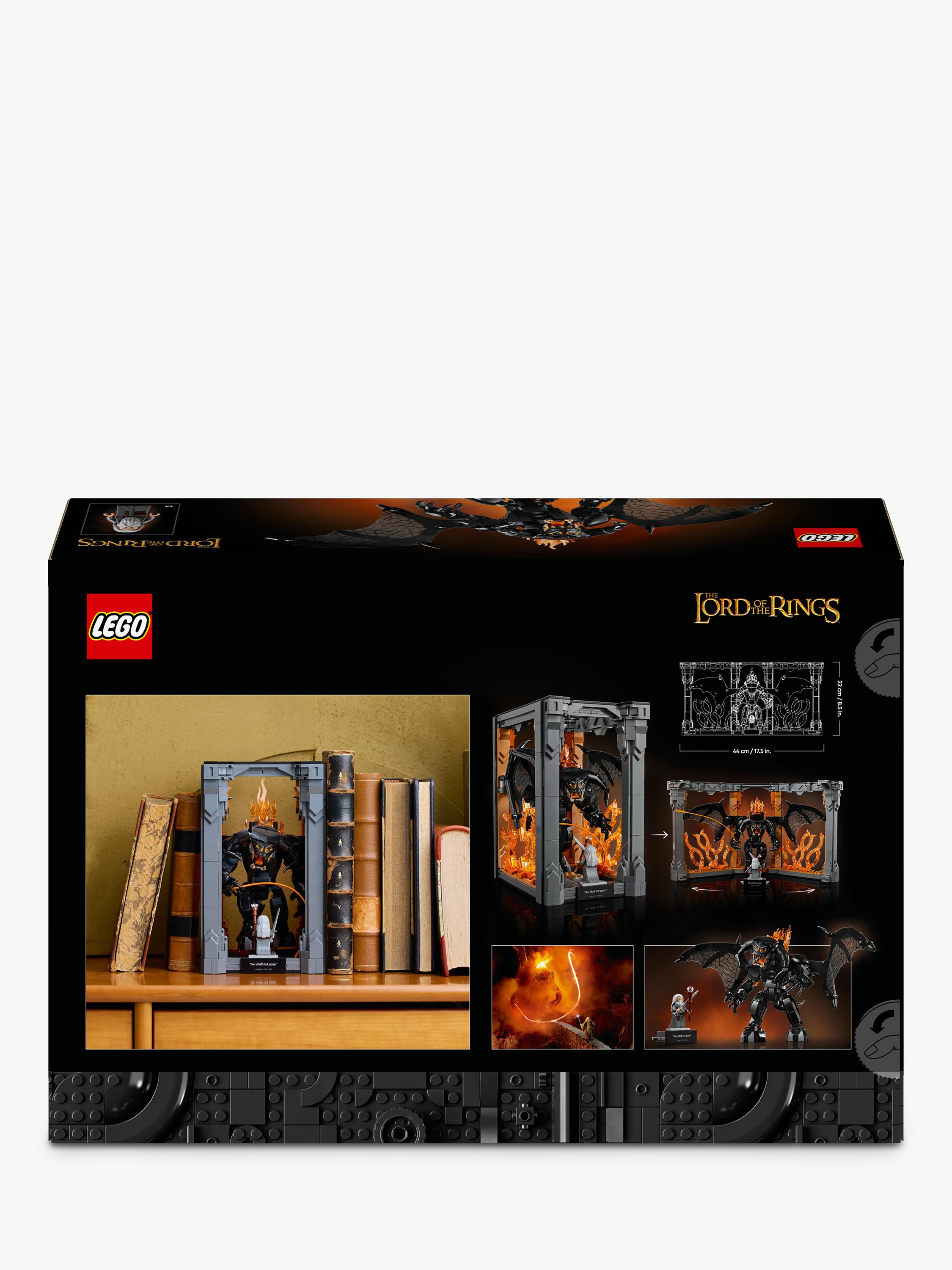 LEGO Icons Balrog book nook building set, imported from the UK