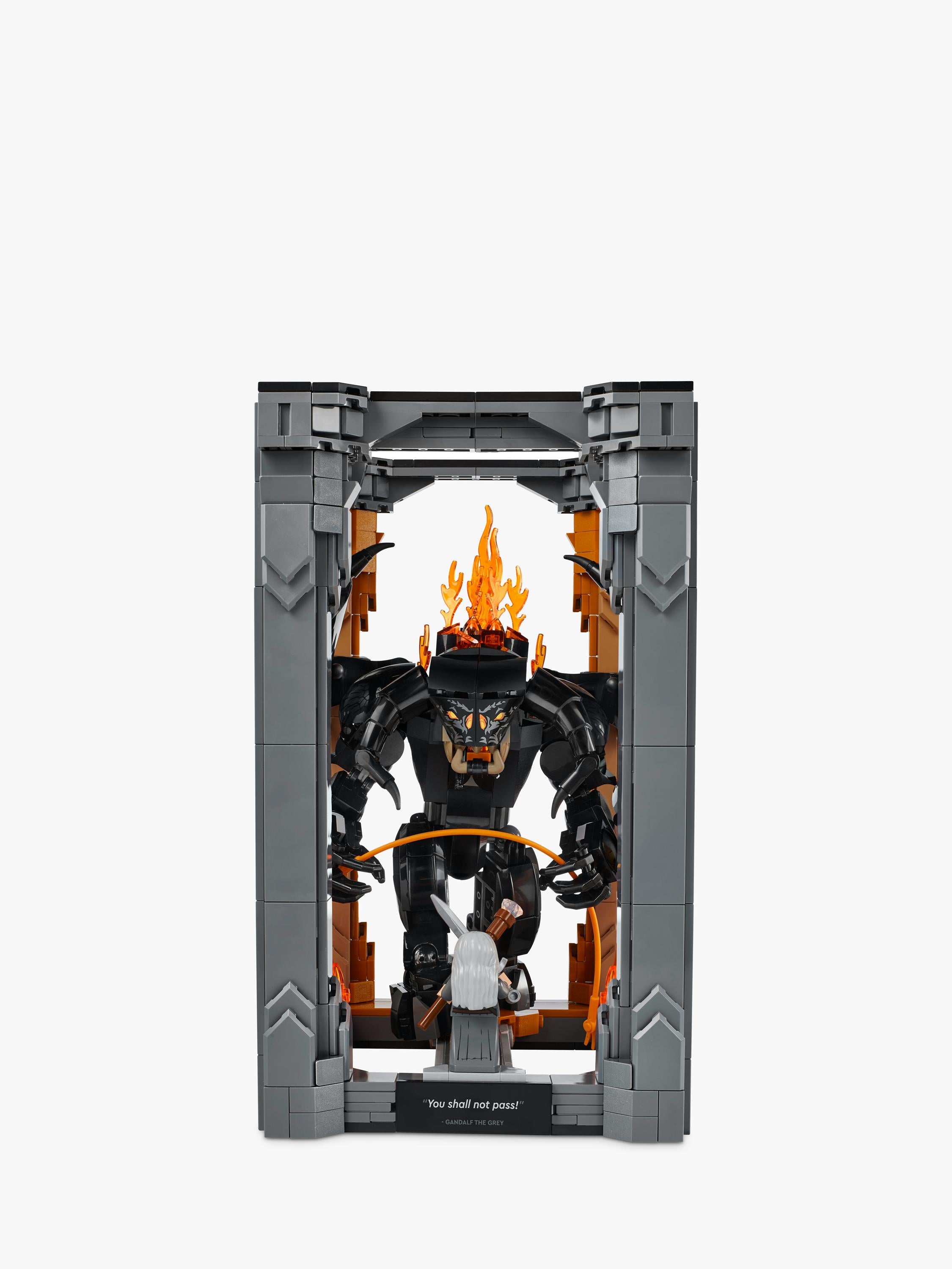 LEGO Icons Balrog book nook building set, imported from the UK