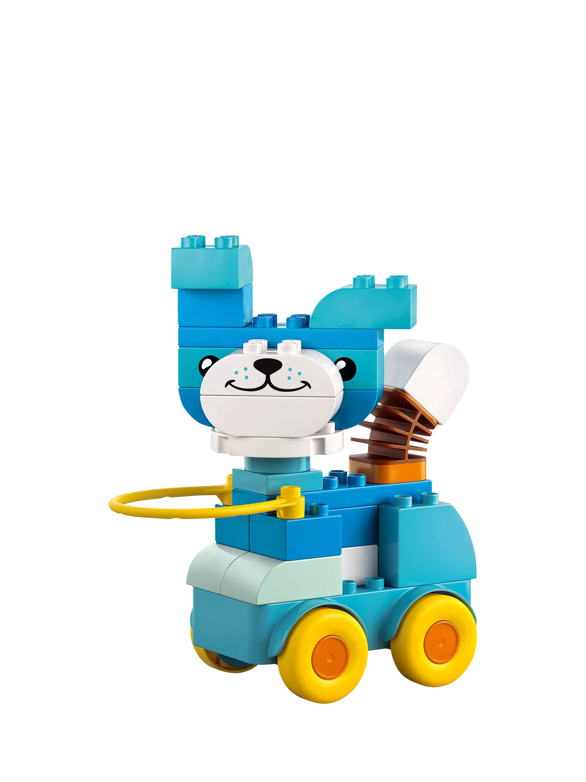 LEGO DUPLO 3-in-1 Animals on Wheels building toy, UK version