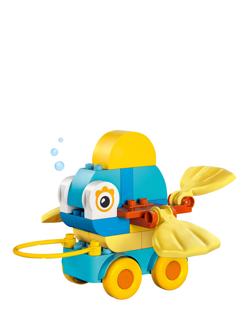 LEGO DUPLO 3-in-1 Animals on Wheels building toy, UK version