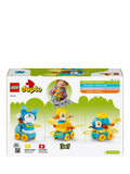 LEGO DUPLO 3-in-1 Animals on Wheels building toy, UK version