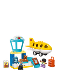 LEGO DUPLO airport playset for toddlers with figures and airplane, UK version