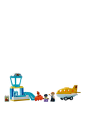 LEGO DUPLO airport playset for toddlers with figures and airplane, UK version