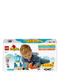 LEGO DUPLO airport playset for toddlers with figures and airplane, UK version
