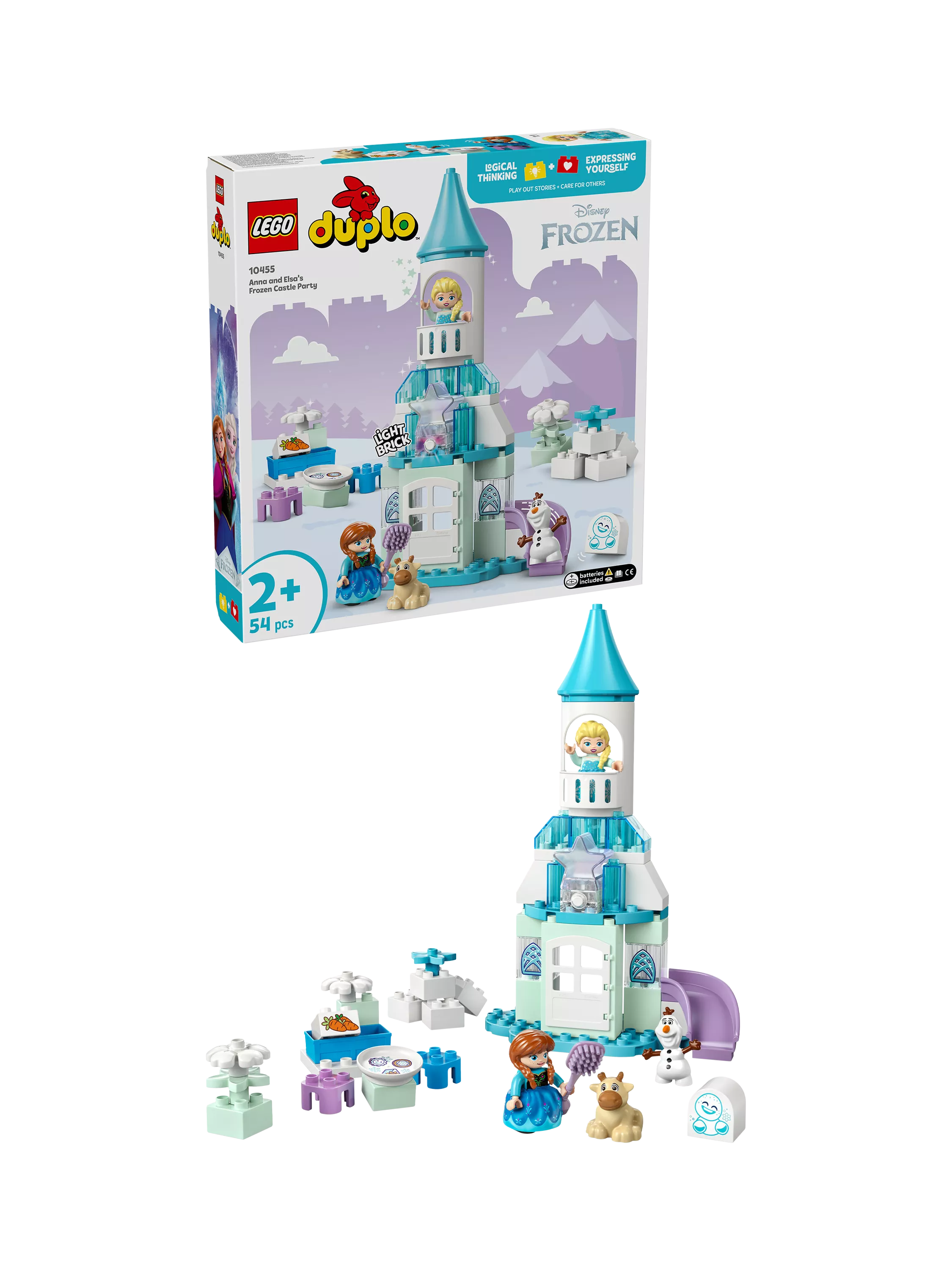 LEGO DUPLO Disney Anna & Elsa's Frozen Castle playset, UK version