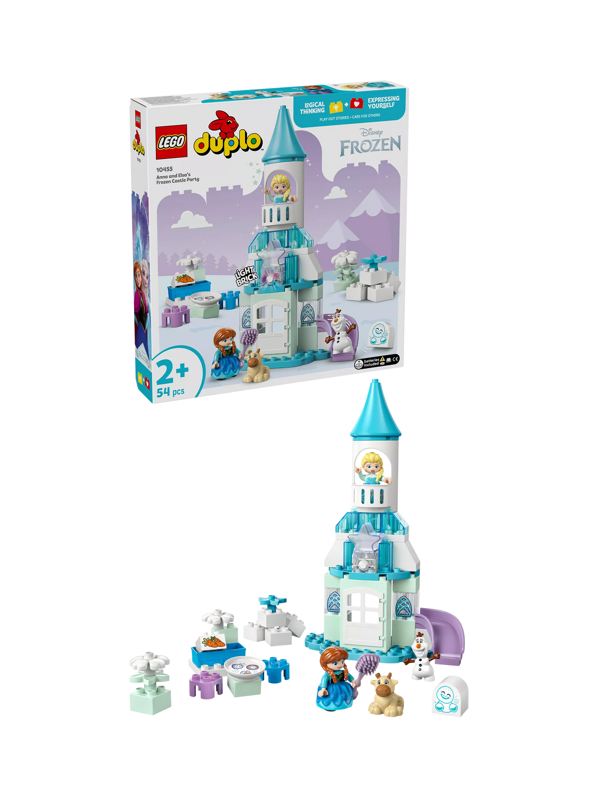 LEGO DUPLO Disney Anna & Elsa's Frozen Castle playset, UK version