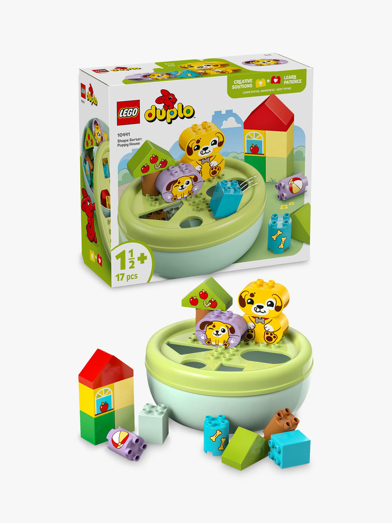 LEGO DUPLO Shape Sorter Puppy House toy, UK version