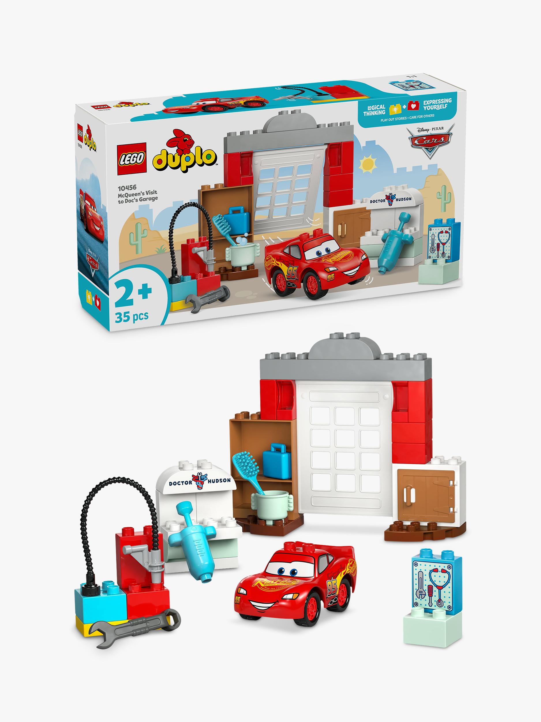LEGO DUPLO Disney Pixar Cars McQueen's Visit to Doc's Garage building toy set, UK version