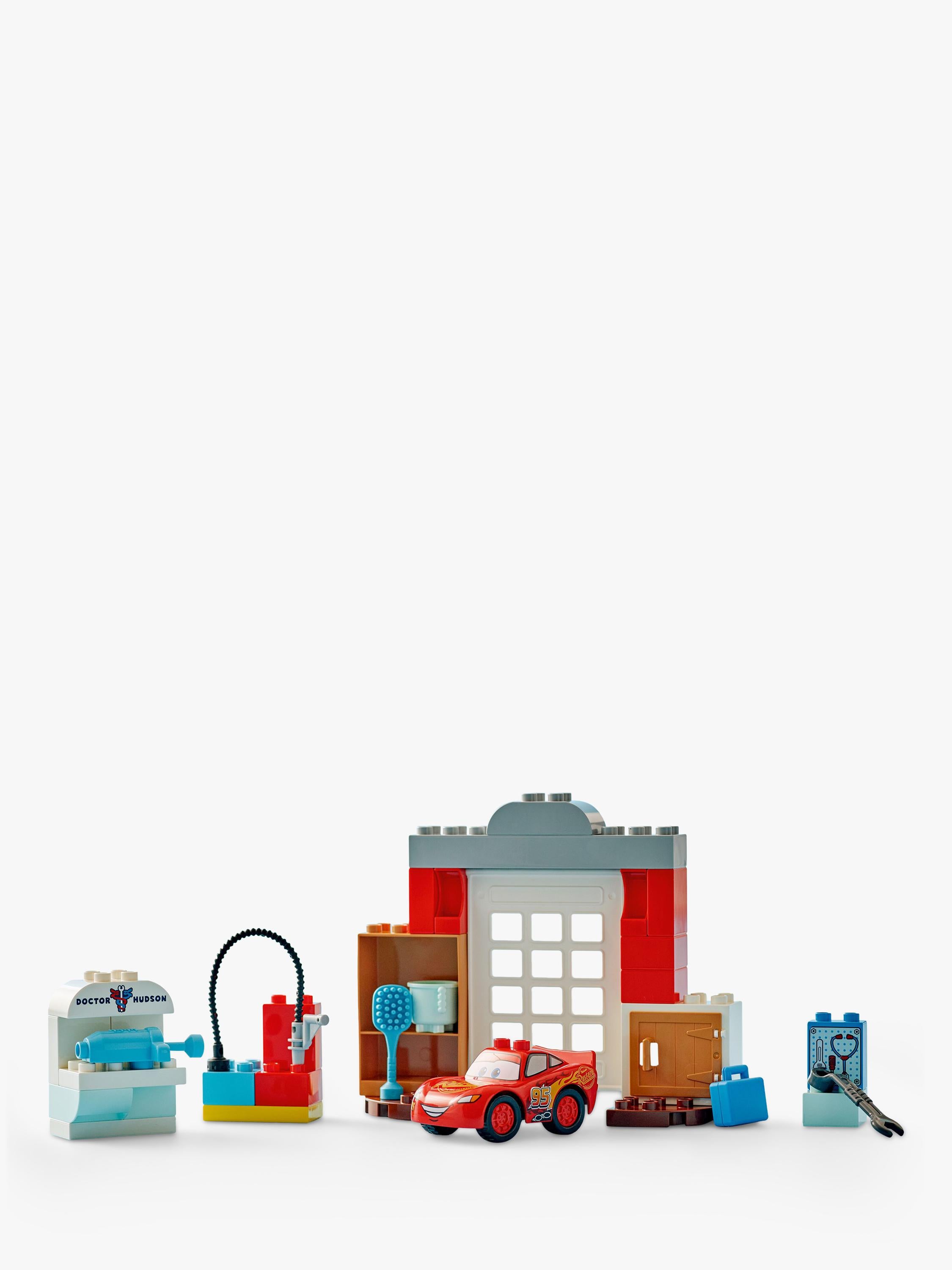 LEGO DUPLO Disney Pixar Cars McQueen's Visit to Doc's Garage building toy set, UK version