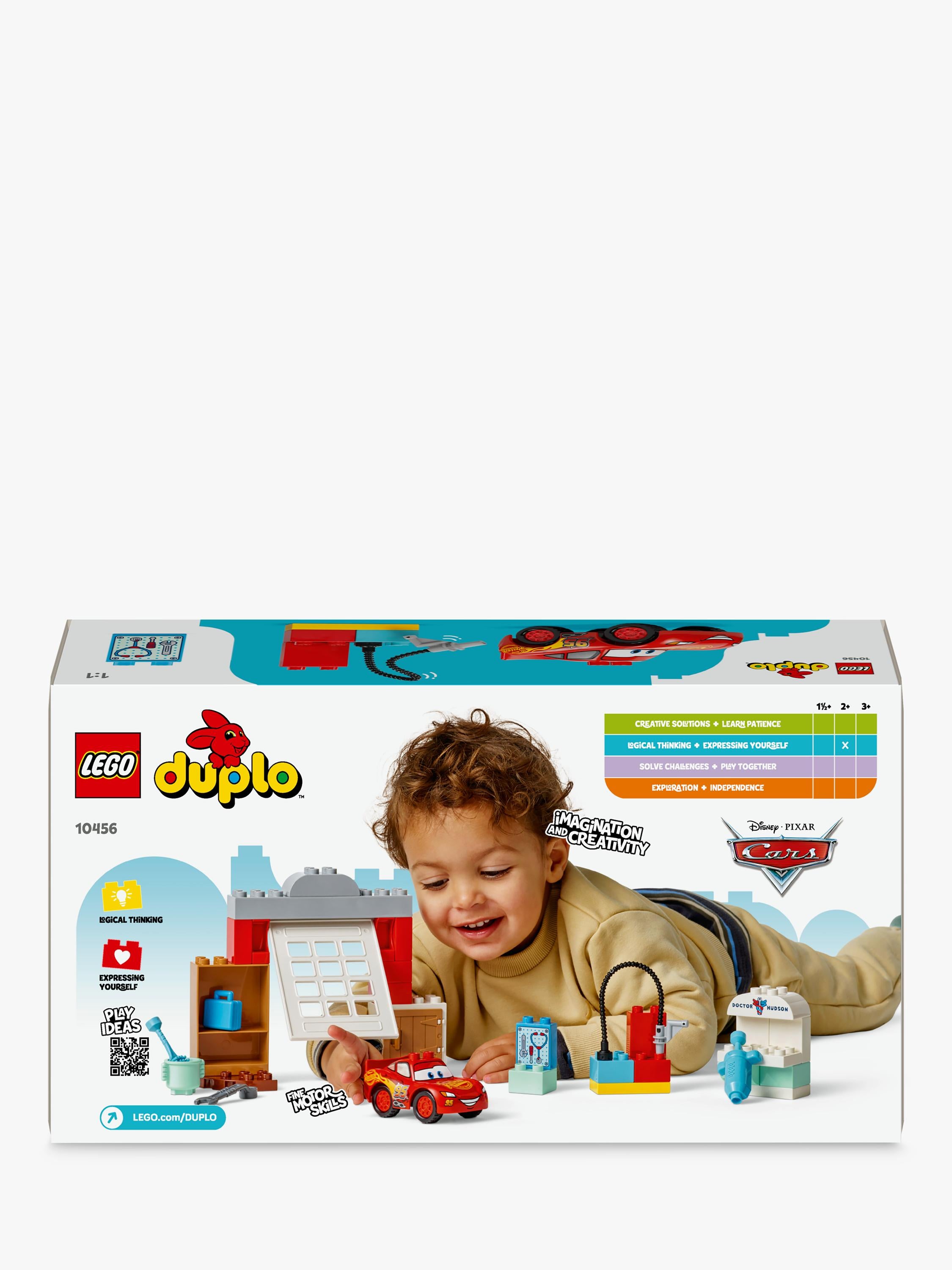 LEGO DUPLO Disney Pixar Cars McQueen's Visit to Doc's Garage building toy set, UK version
