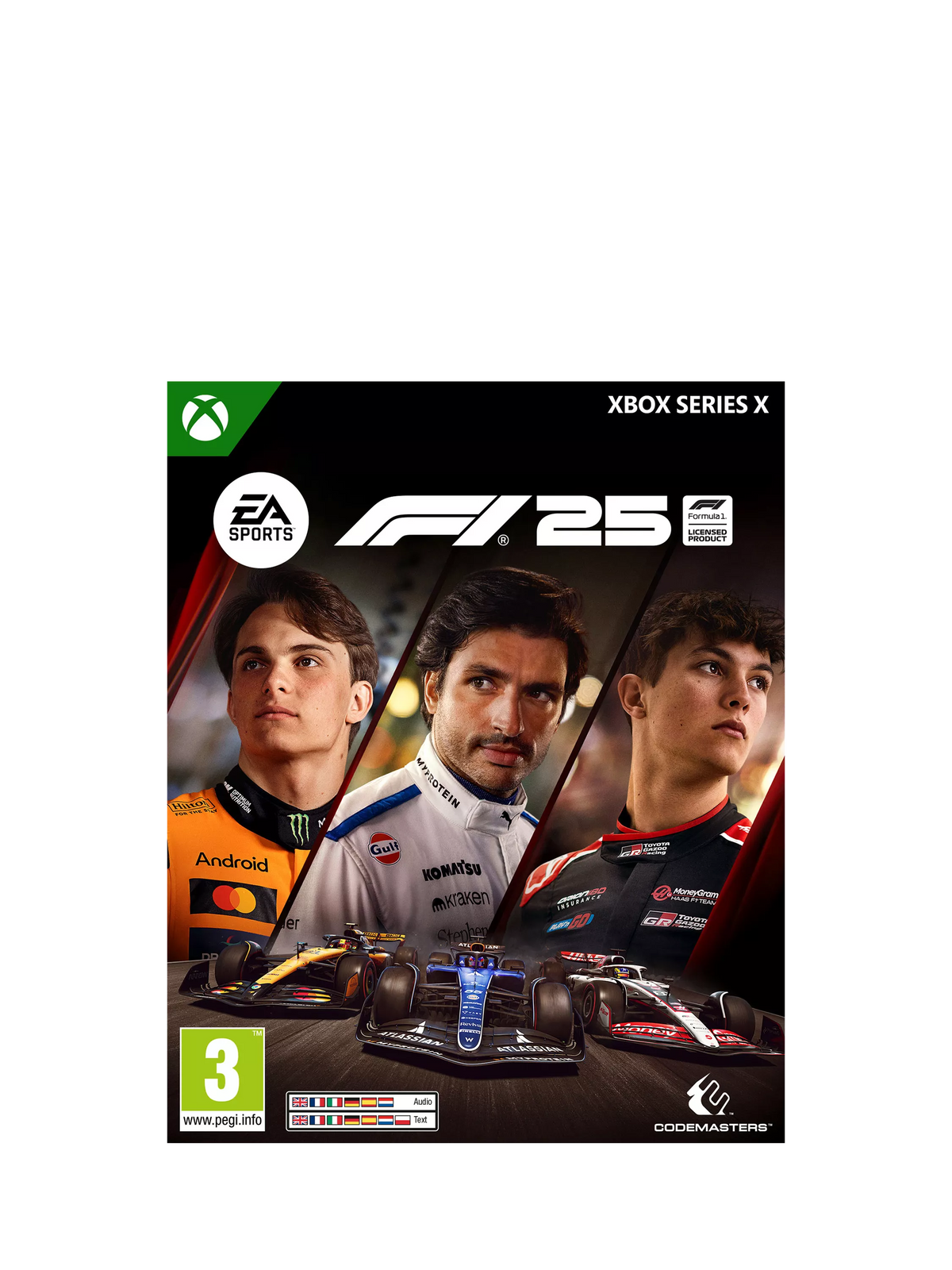 EA Sports F1 25 Xbox Series X video game, UK version