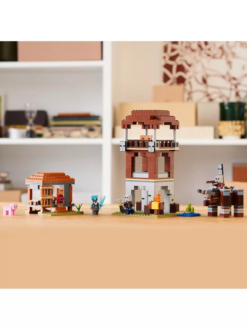 LEGO Minecraft The Pillager Outpost & Ravager building set, UK version