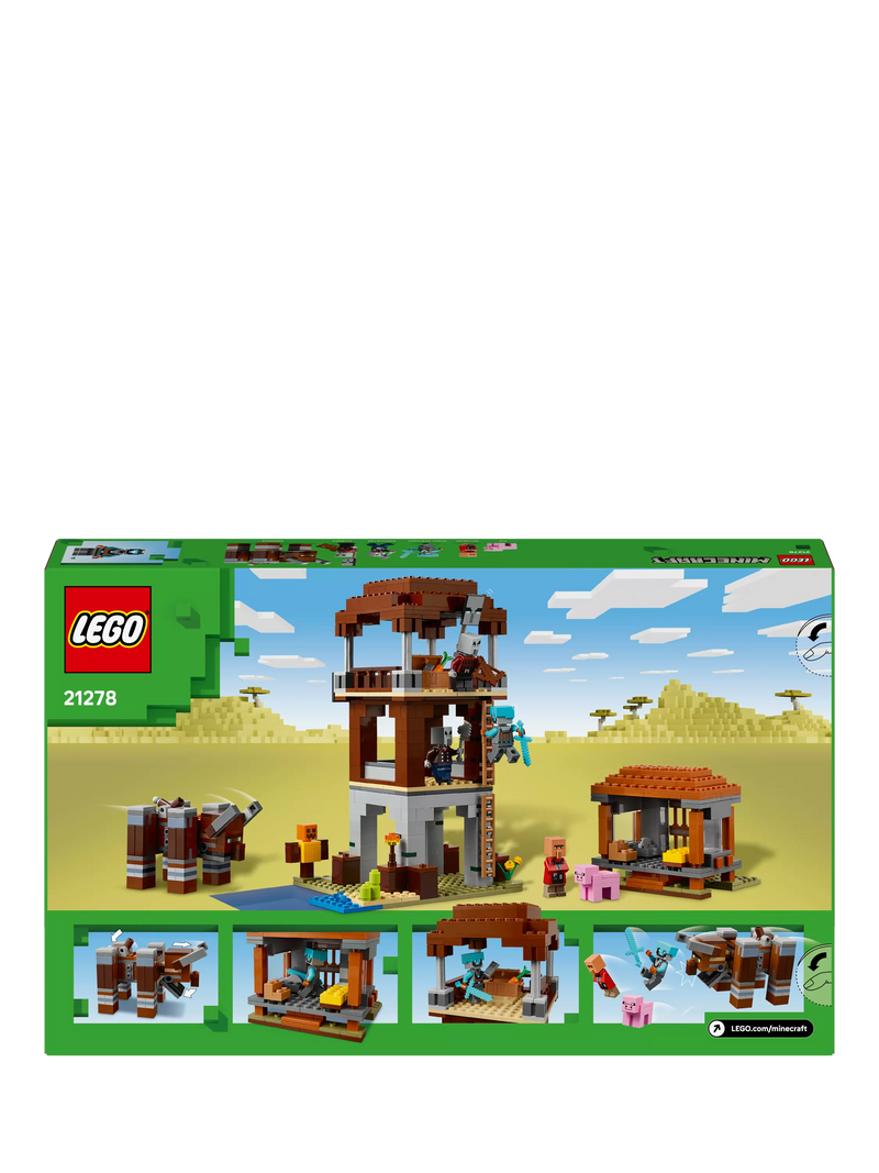 LEGO Minecraft The Pillager Outpost & Ravager building set, UK version