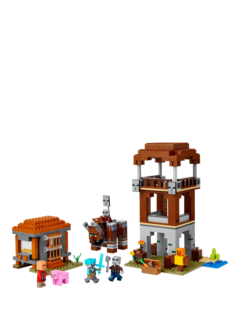 LEGO Minecraft The Pillager Outpost & Ravager building set, UK version