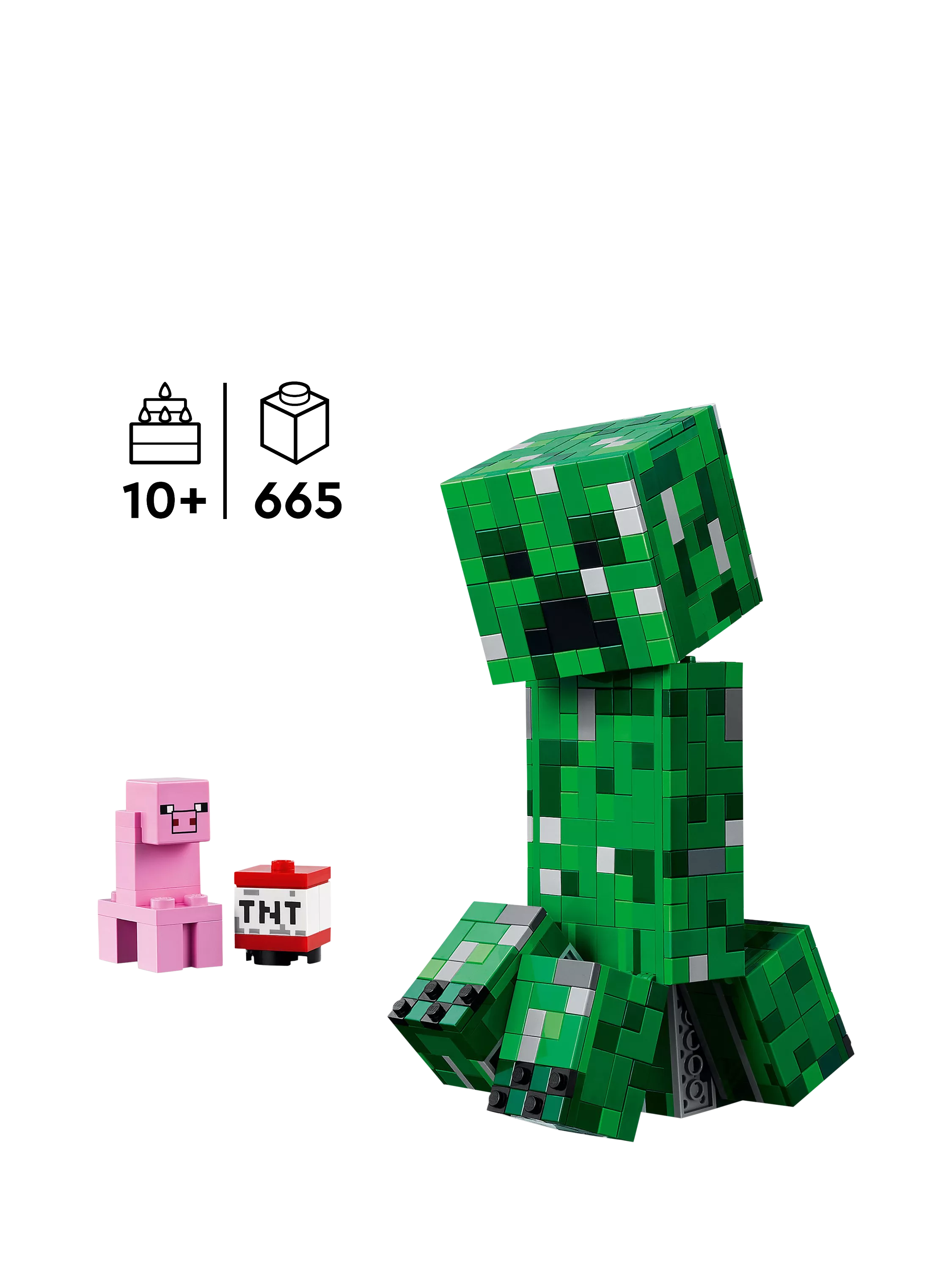 LEGO Minecraft The Creeper building set, UK version