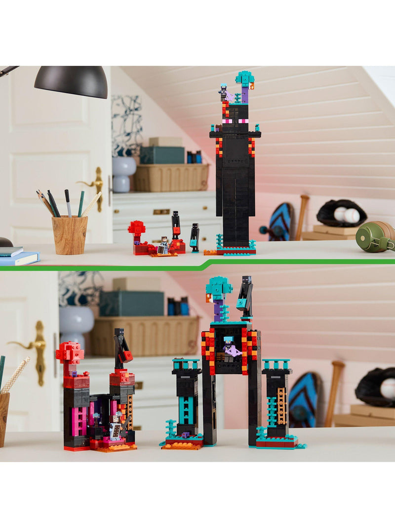 LEGO Minecraft Enderman Tower building set 867 pieces, imported from the UK