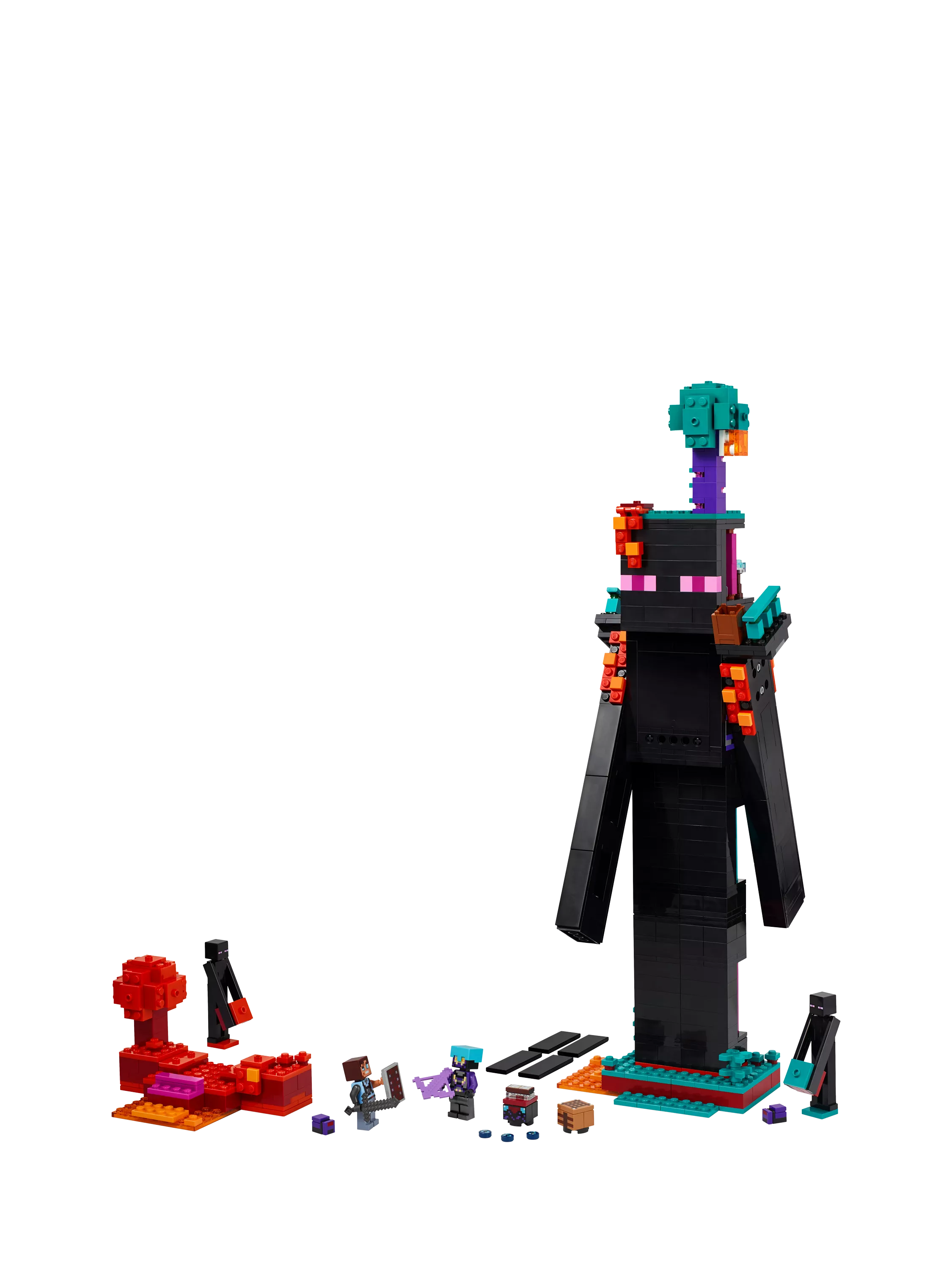 LEGO Minecraft Enderman Tower building set 867 pieces, imported from the UK