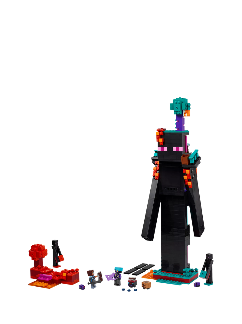 LEGO Minecraft Enderman Tower building set 867 pieces, imported from the UK