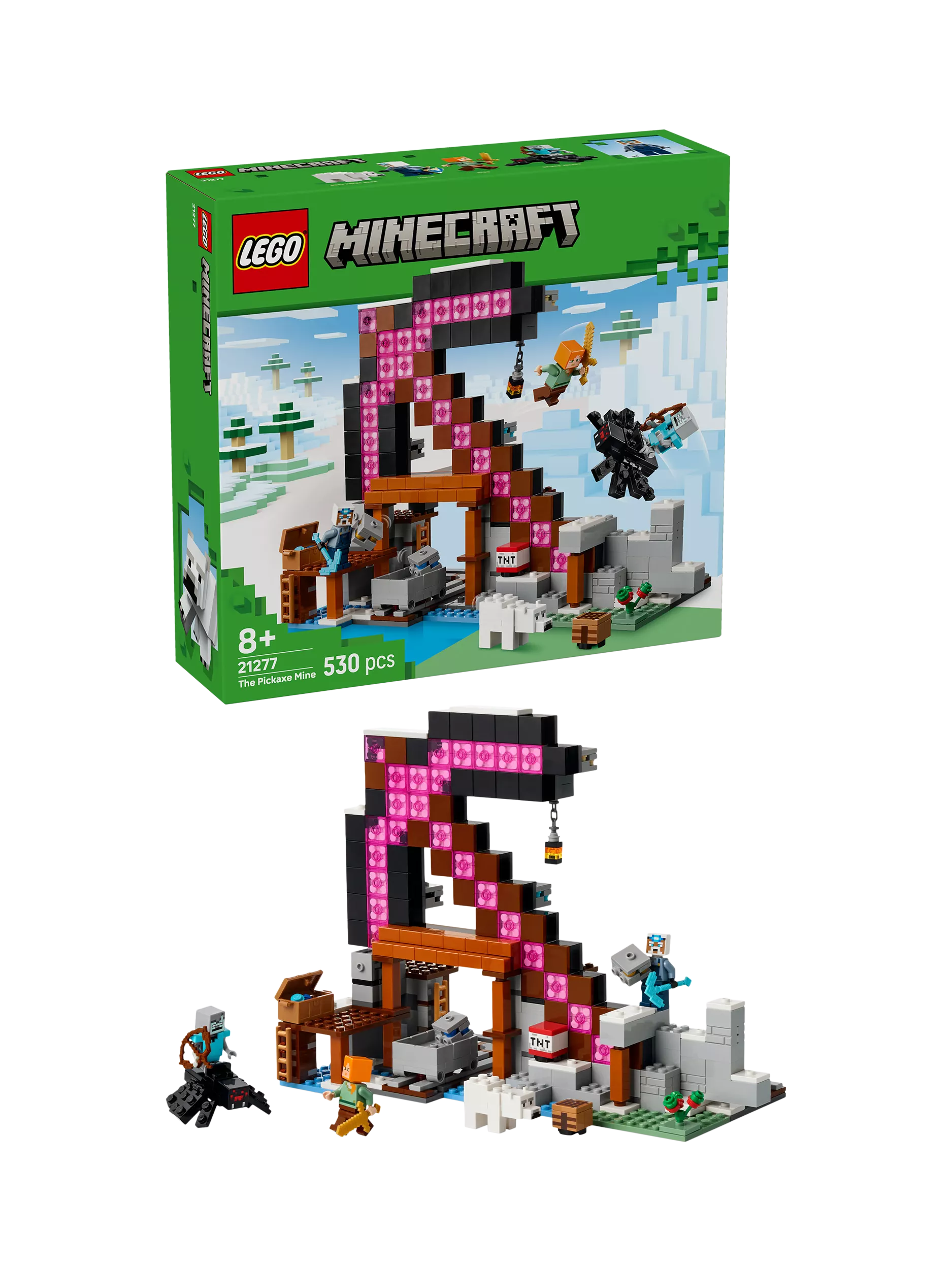 LEGO Minecraft Pickaxe Mine building toy, UK version