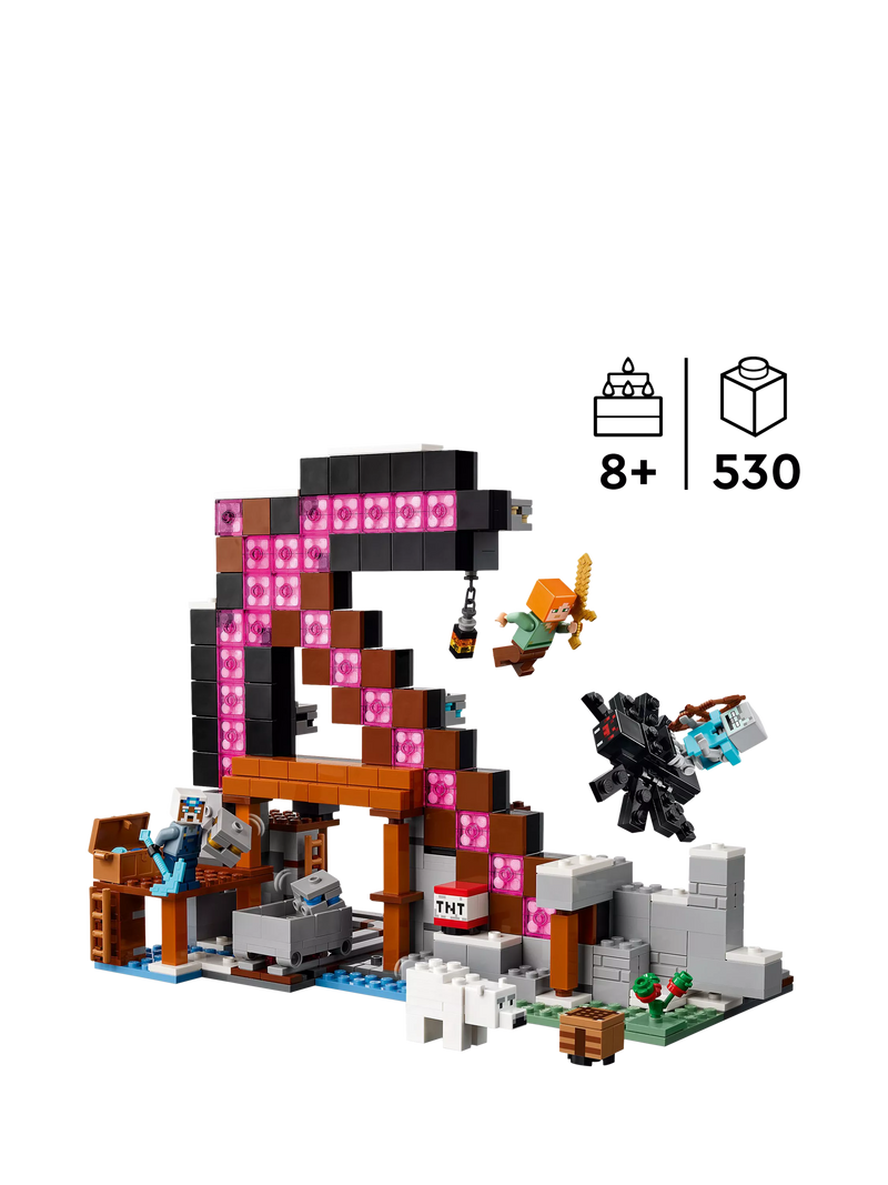 LEGO Minecraft Pickaxe Mine building toy, UK version