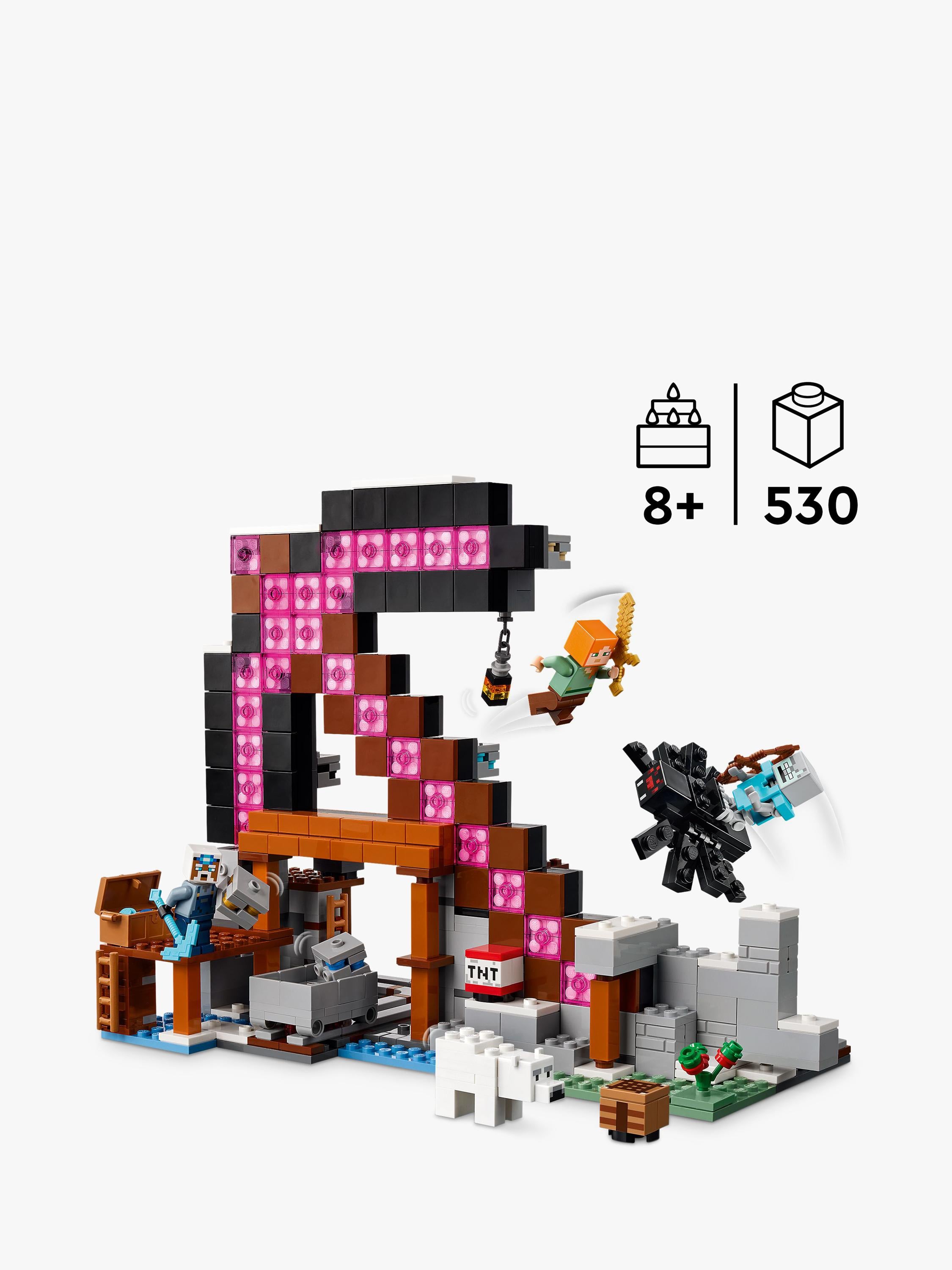 LEGO Minecraft Pickaxe Mine building toy, UK version