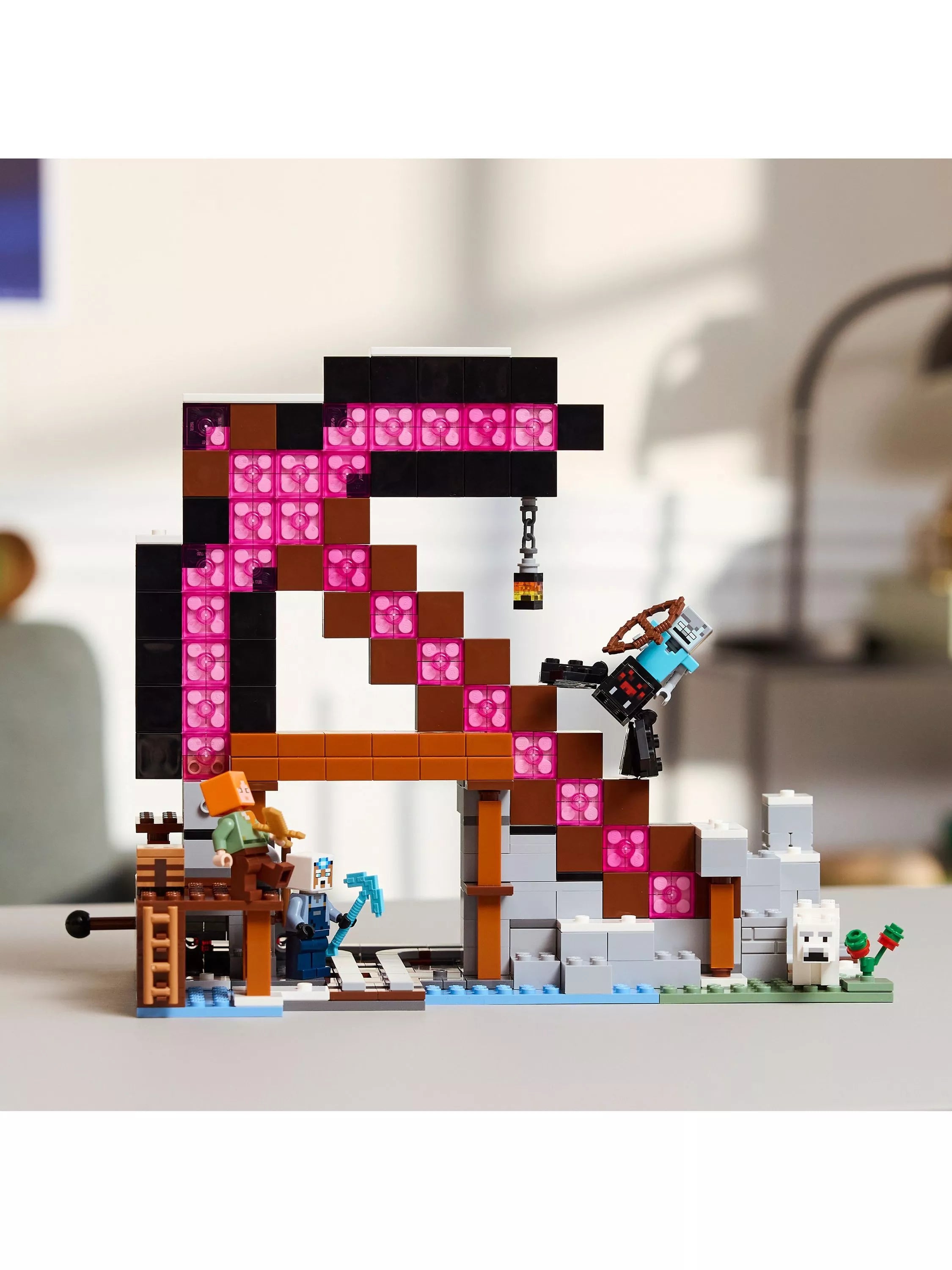 LEGO Minecraft Pickaxe Mine building toy, UK version