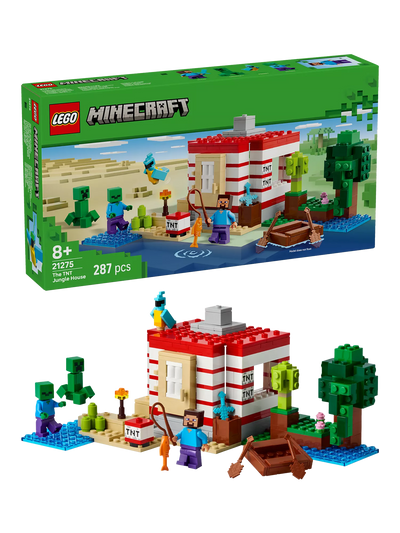 Set de construction LEGO Minecraft La Jungle TNT (21275)