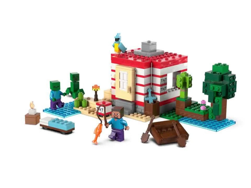 Lego Minecraft TNT Jungle House building set, UK version