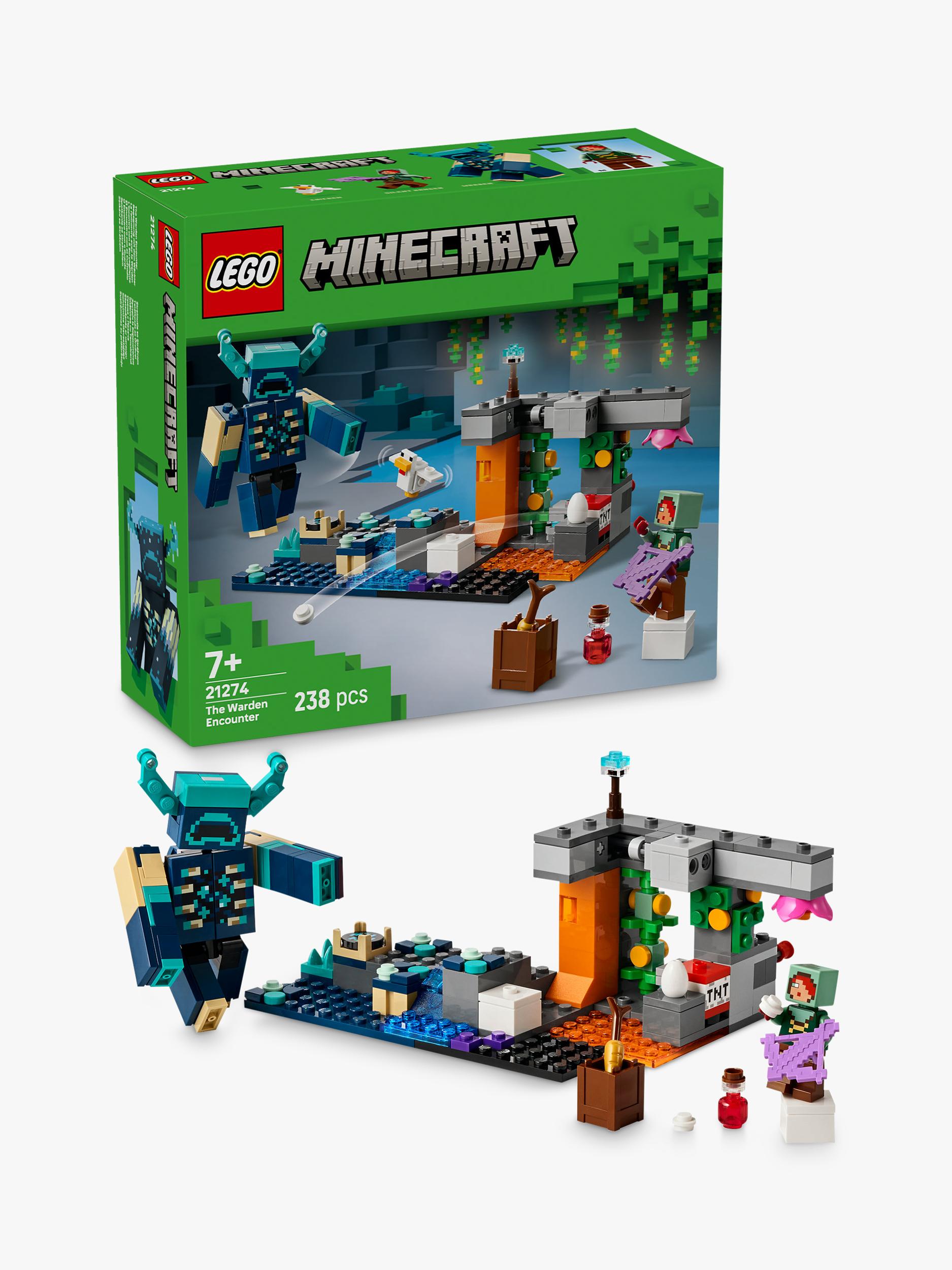 Lego Minecraft The Warden Encounter interactive building toy, UK version