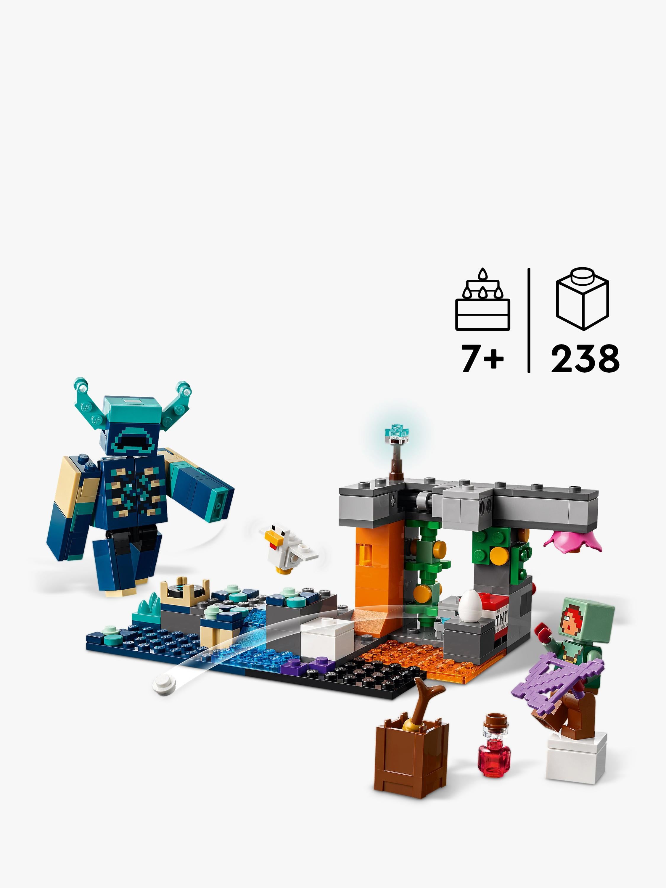 Lego Minecraft The Warden Encounter interactive building toy, UK version
