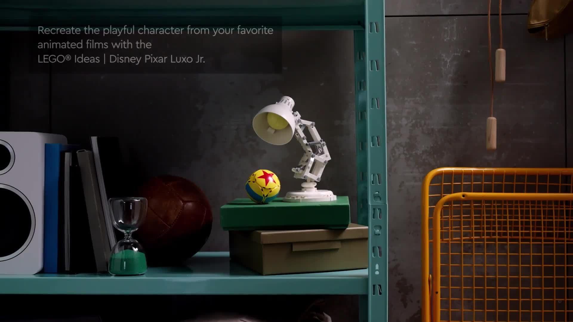 LEGO Disney Pixar Luxo Jr building set, UK version
