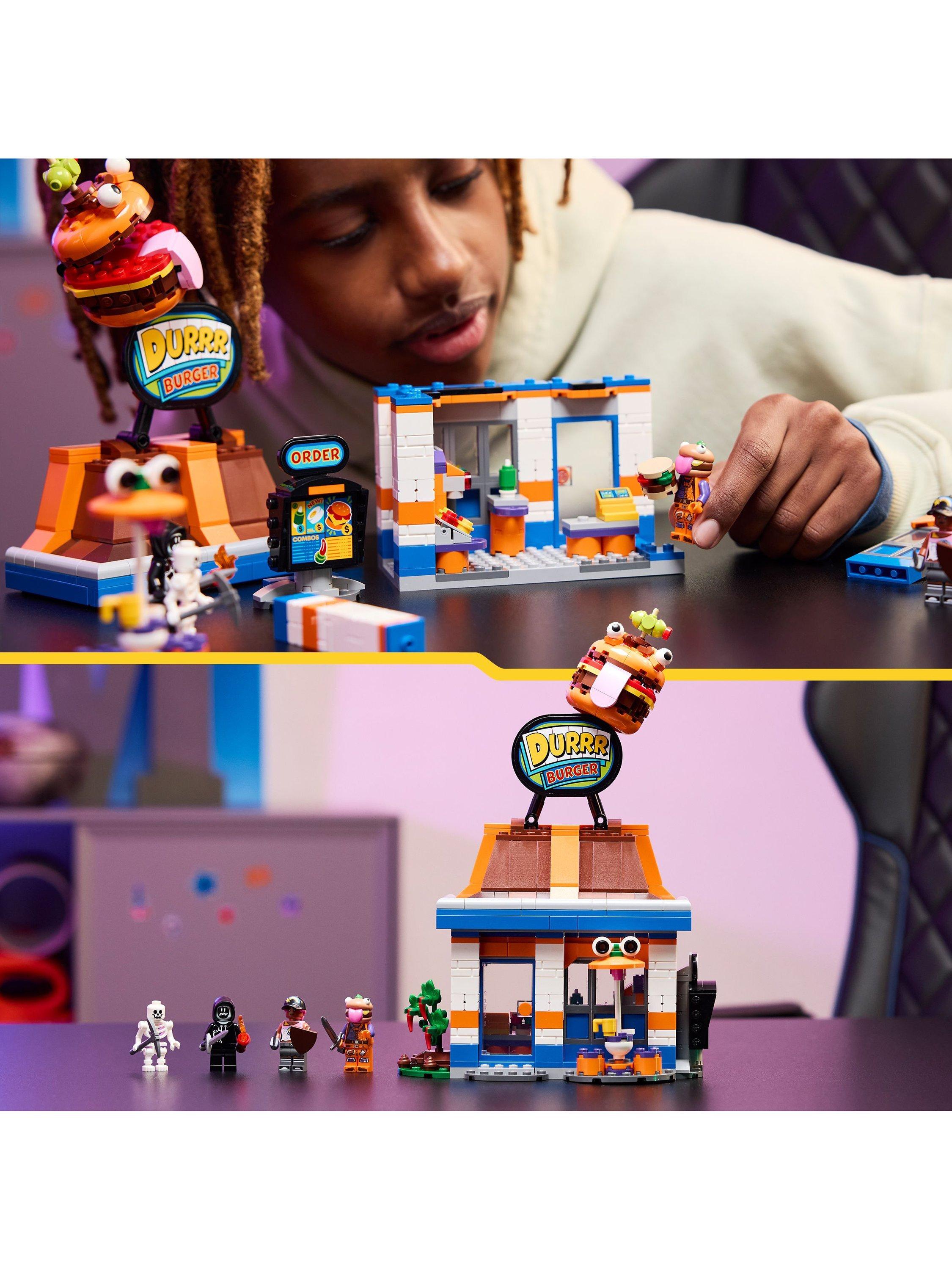 LEGO Fortnite Durrr Burger Restaurant toy building set, UK version
