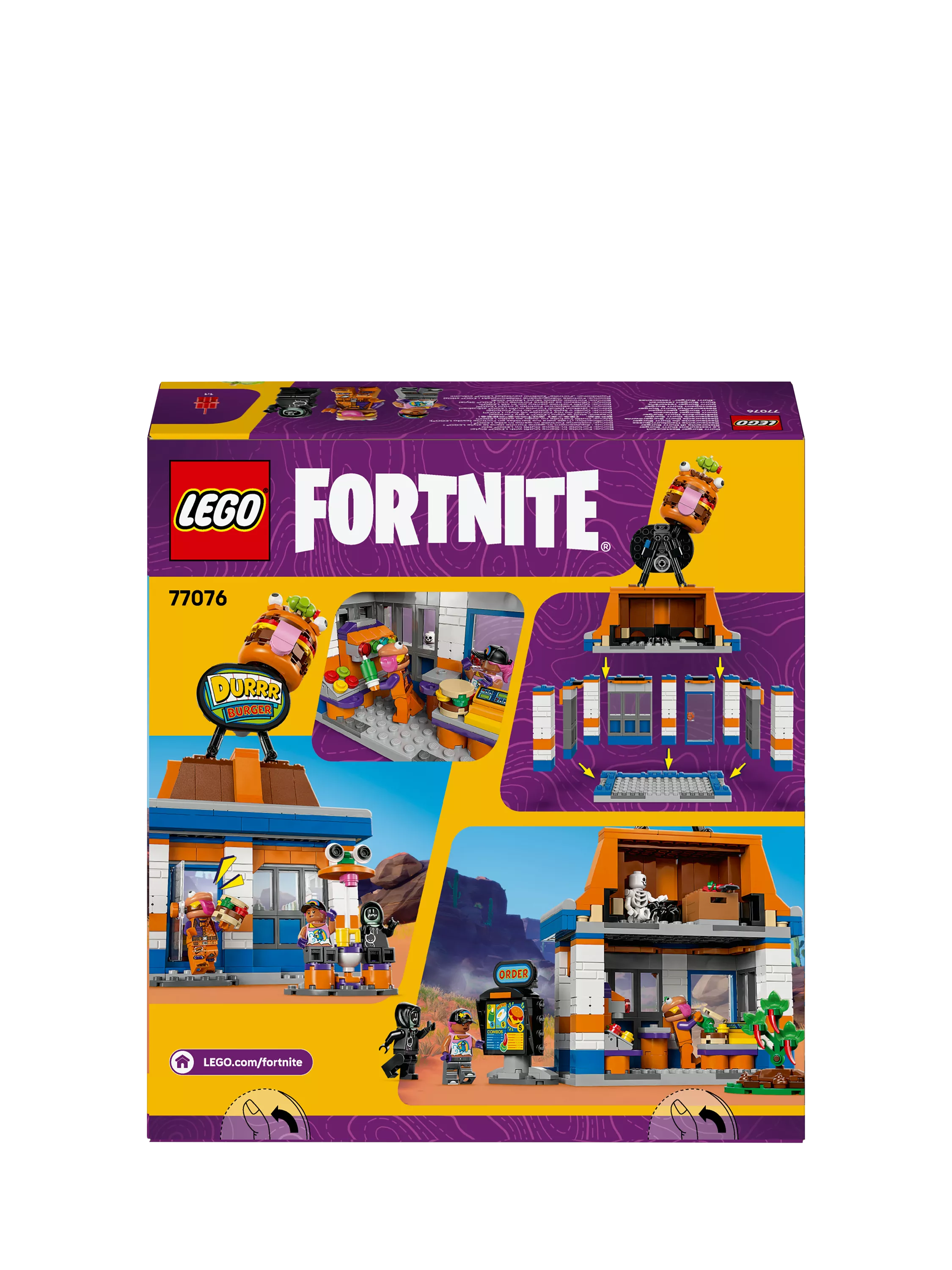 LEGO Fortnite Durrr Burger Restaurant toy building set, UK version