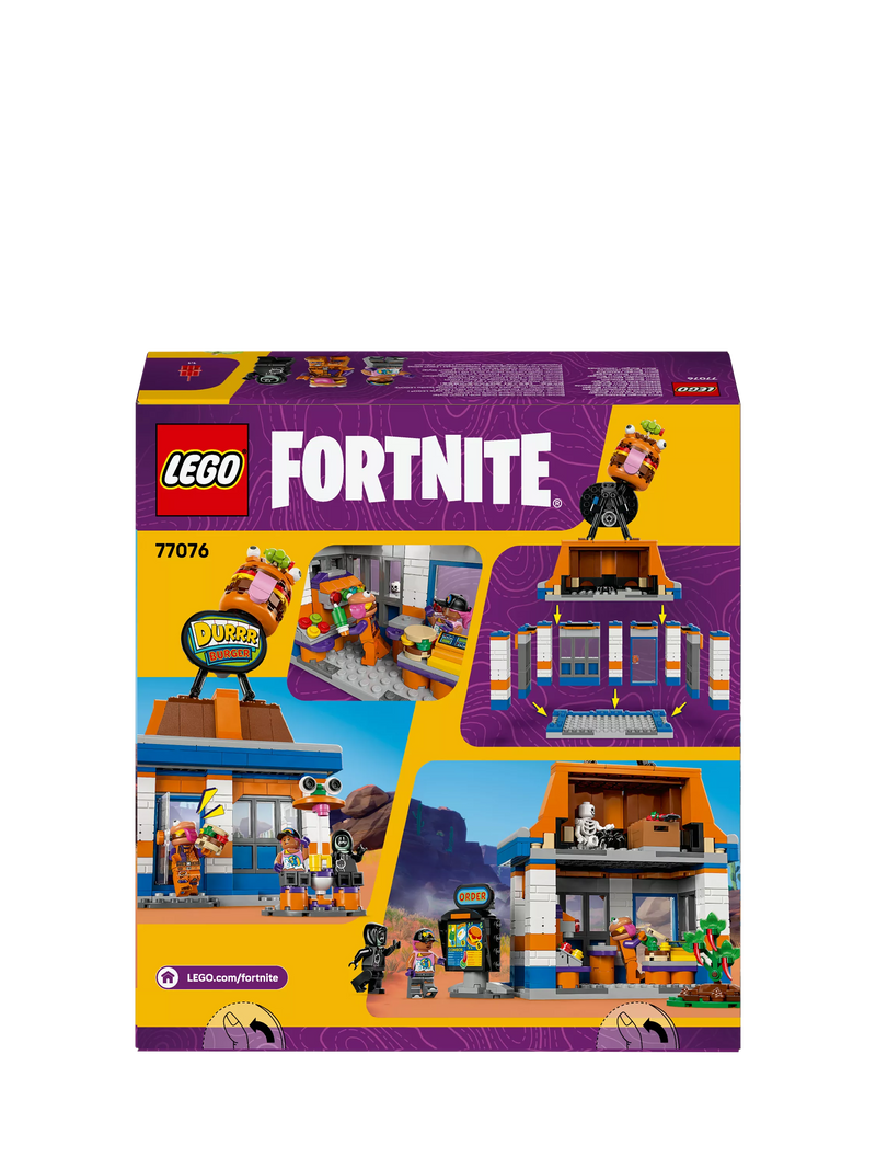 LEGO Fortnite Durrr Burger Restaurant toy building set, UK version