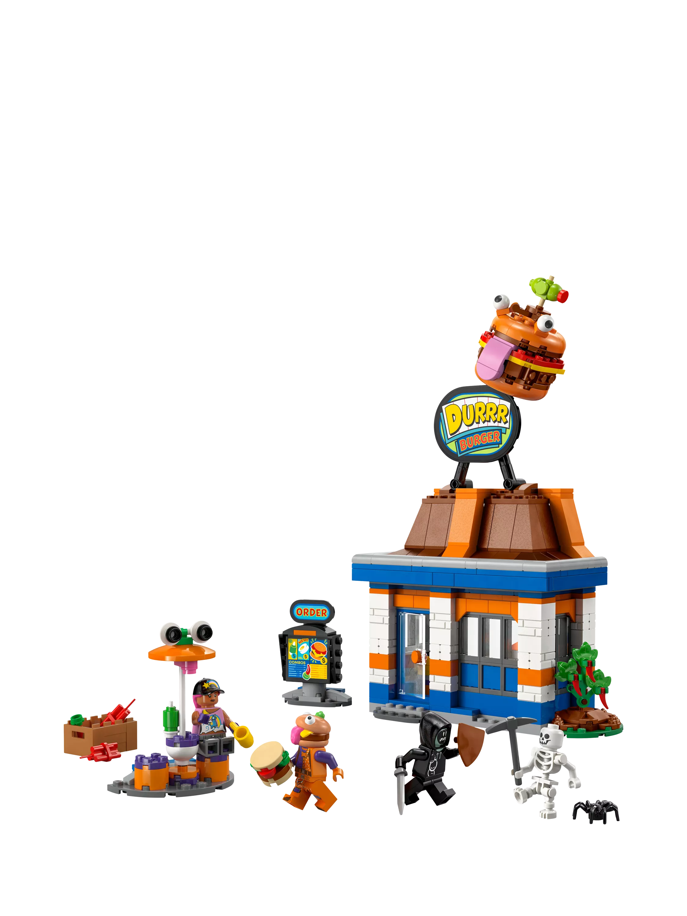 LEGO Fortnite Durrr Burger Restaurant toy building set, UK version