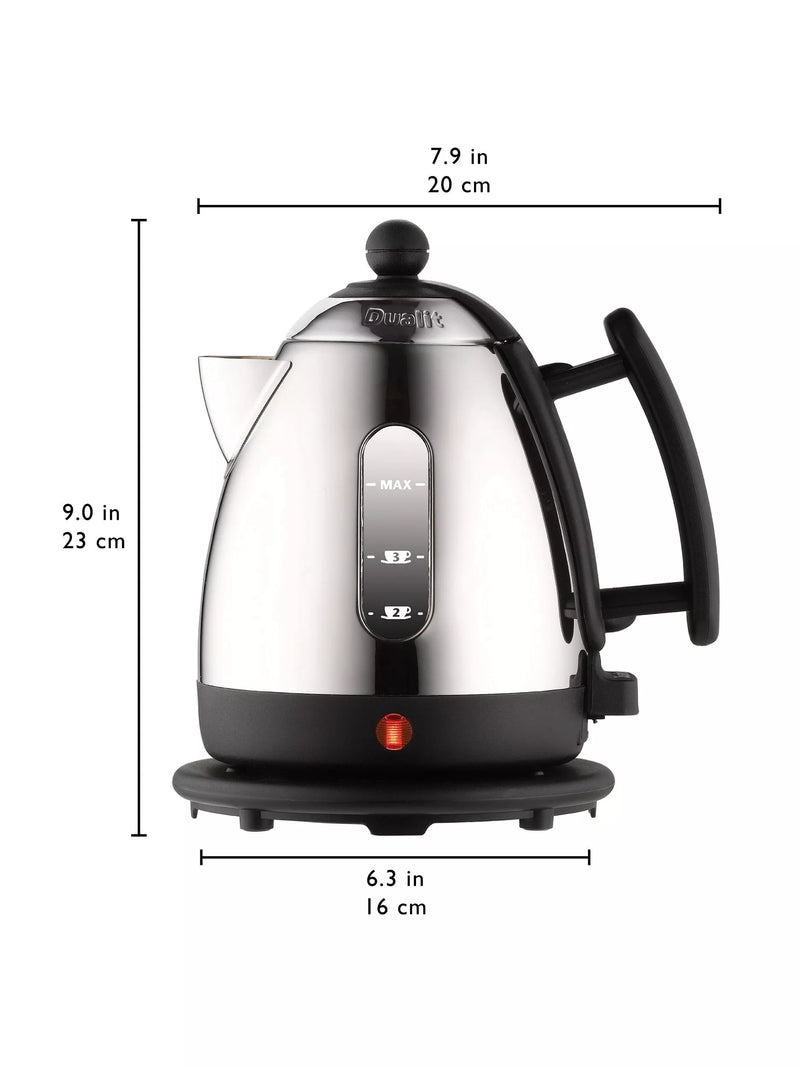 Dualit Lite kettle and toaster set black (British brand)