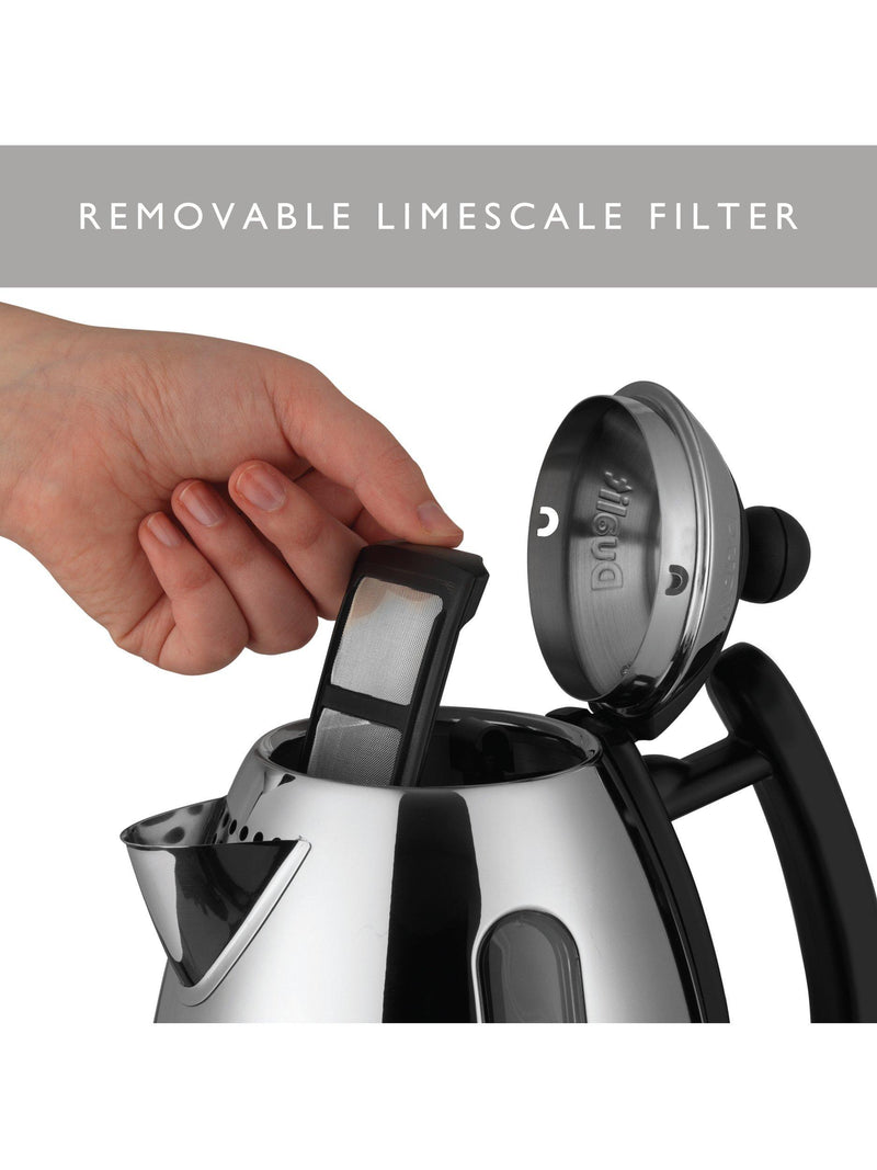 Dualit Lite kettle and toaster set black (British brand)