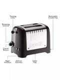 Dualit Lite kettle and toaster set black (British brand)
