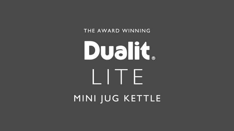 Dualit Lite kettle and toaster set black (British brand)