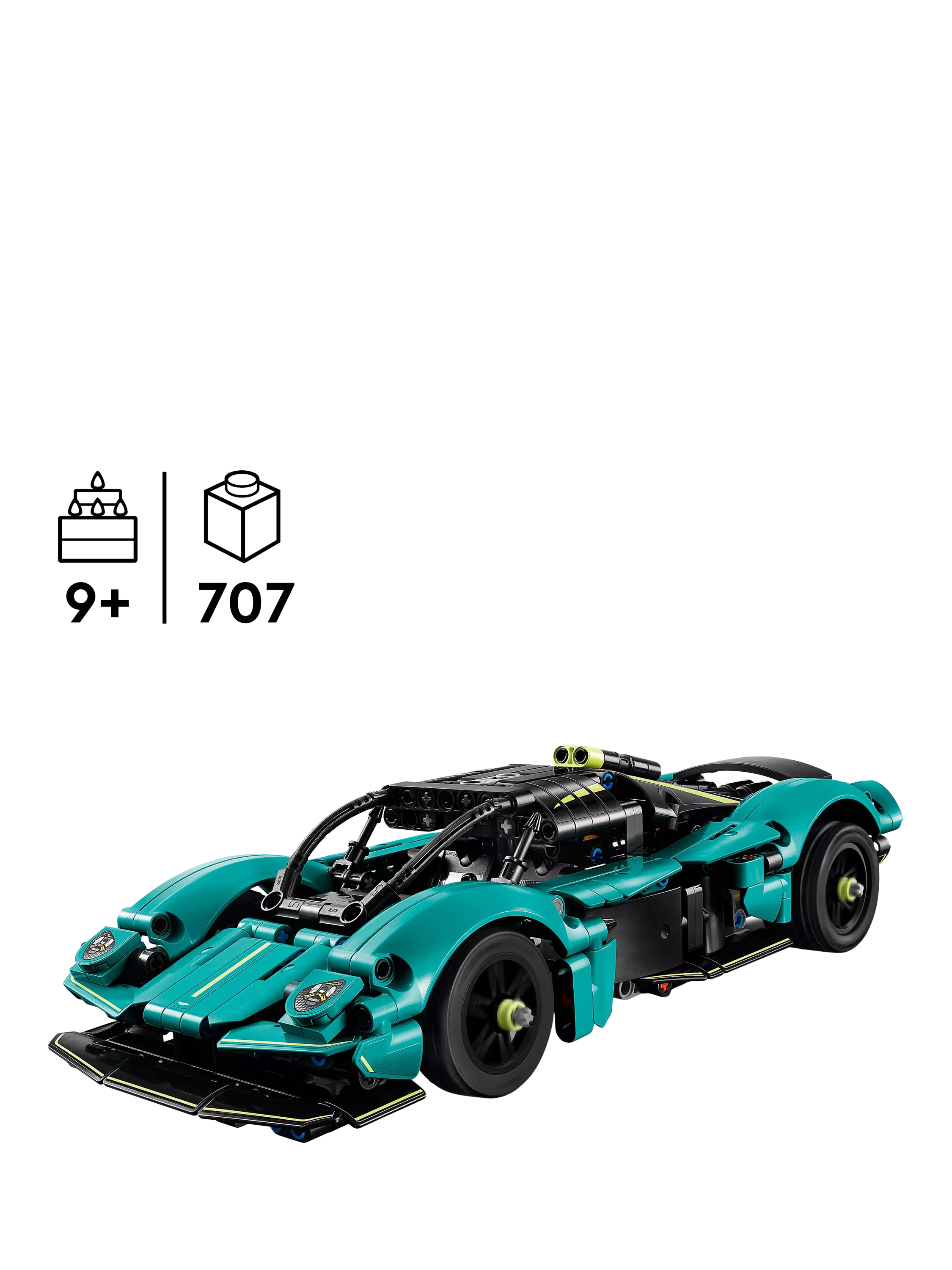 LEGO Aston Martin Valkyrie car building set, UK version