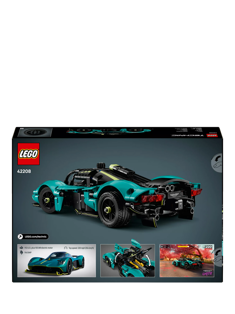 LEGO Aston Martin Valkyrie car building set, UK version