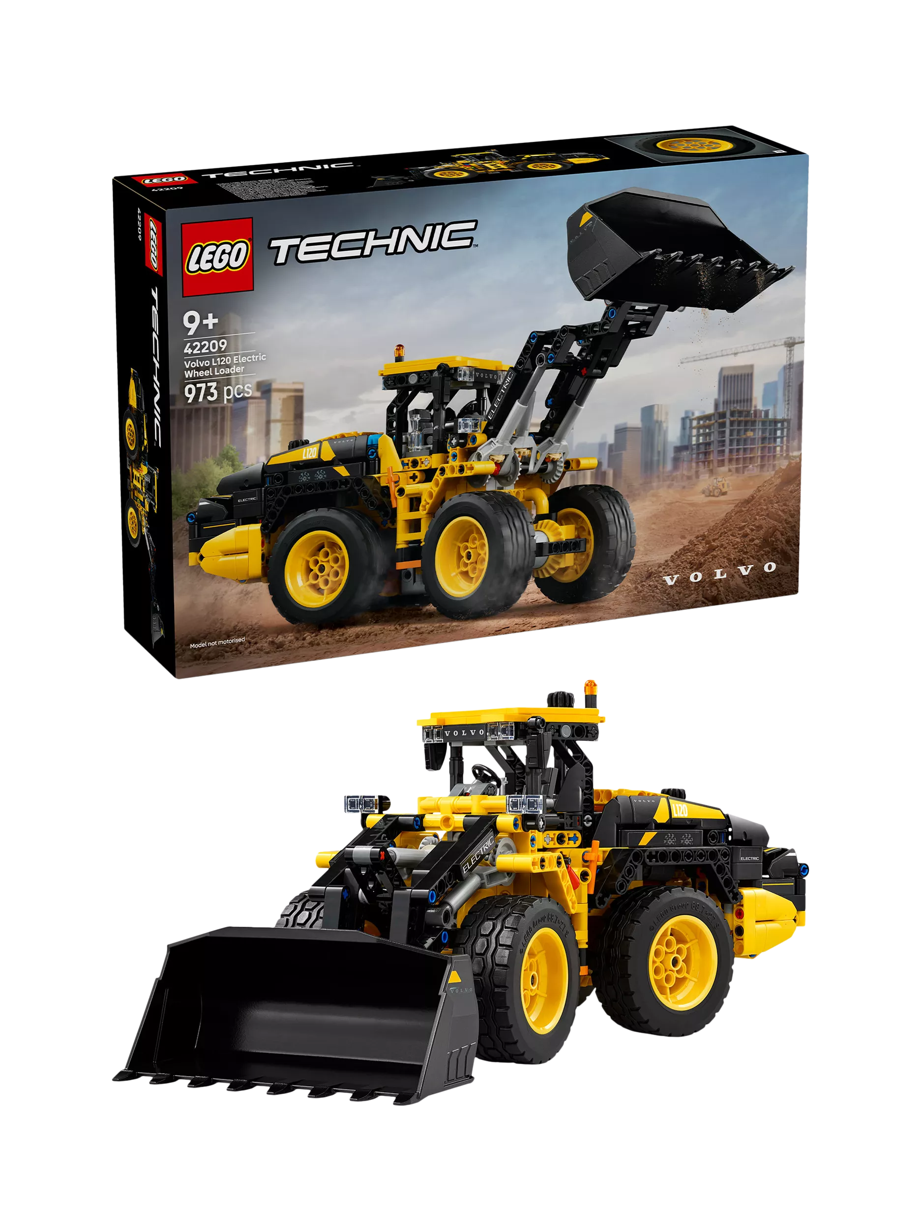 LEGO Technic L120 Electric Wheel Loader 973-piece construction toy, UK version