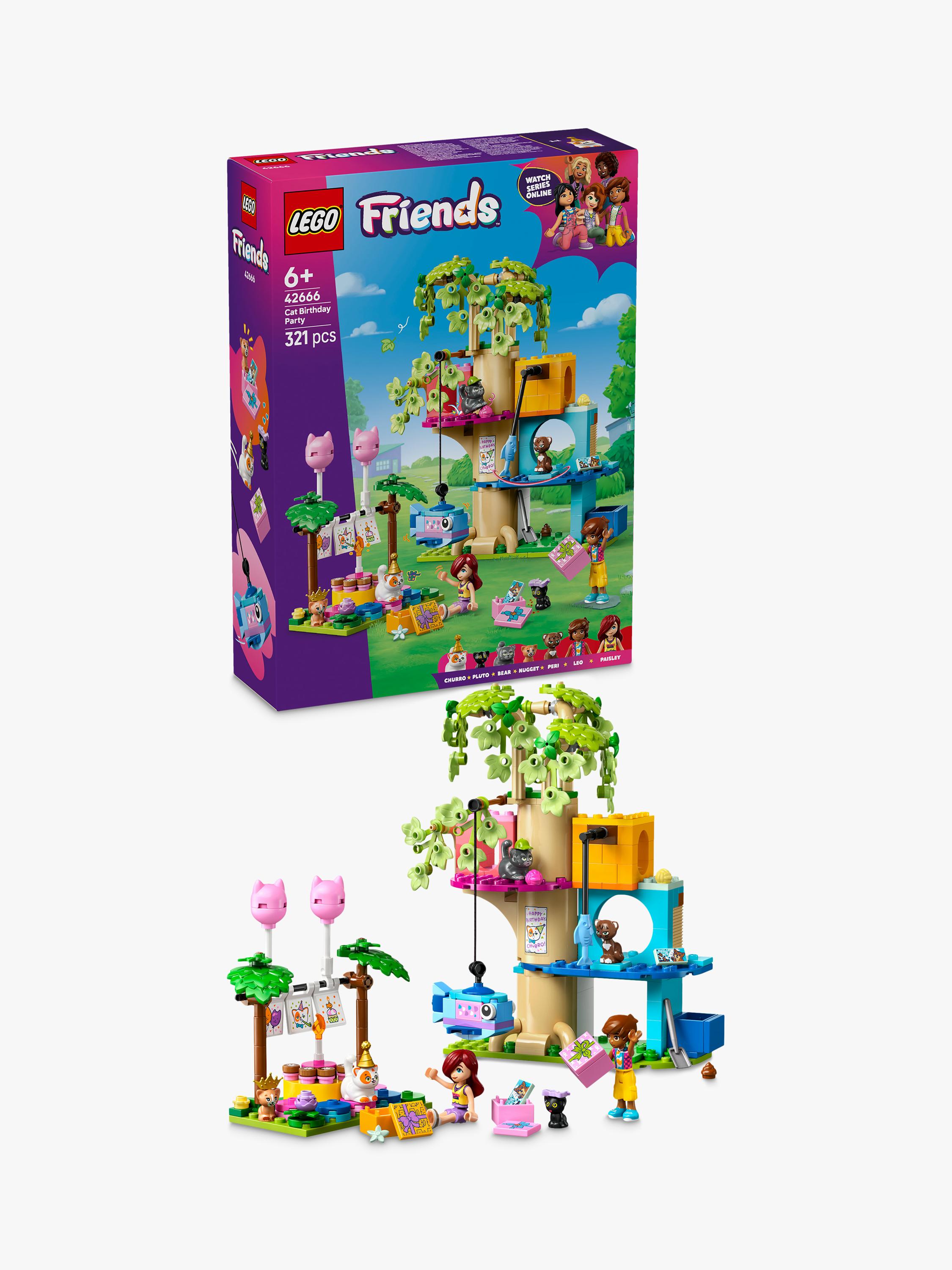 Lego Friends Cat Birthday Party and Tree House building set, UK version