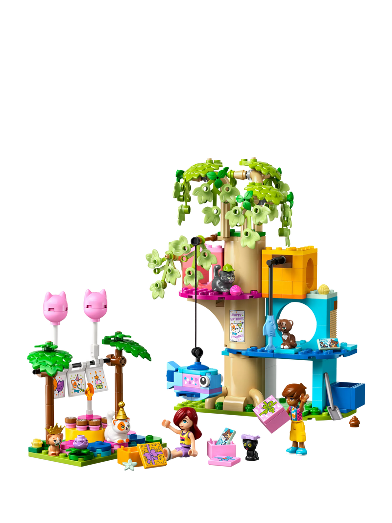 Lego Friends Cat Birthday Party and Tree House building set, UK version