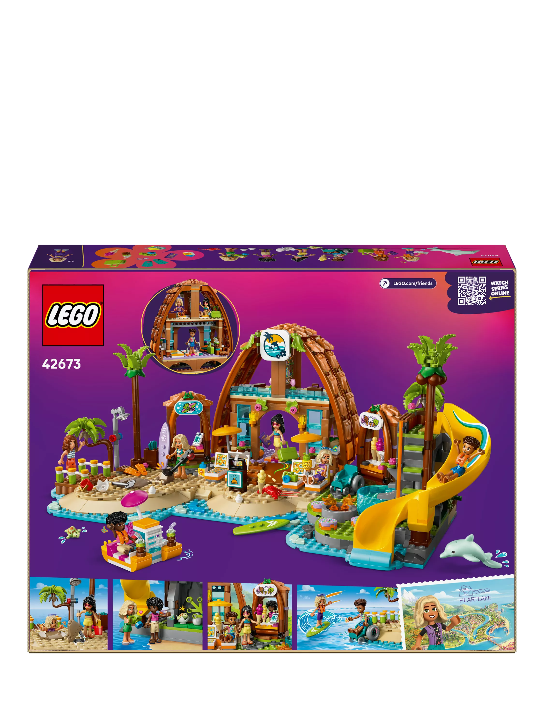 LEGO Friends Family Vacation Beach Resort building set, UK version