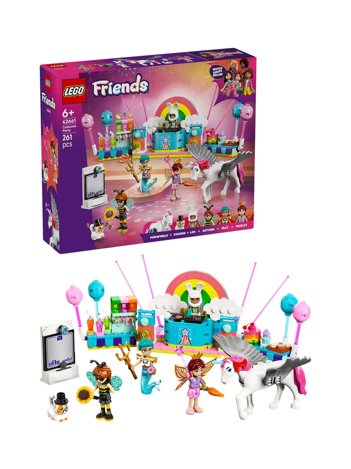 LEGO Friends Costume Party with Unicorn & Fairy building kit, UK version