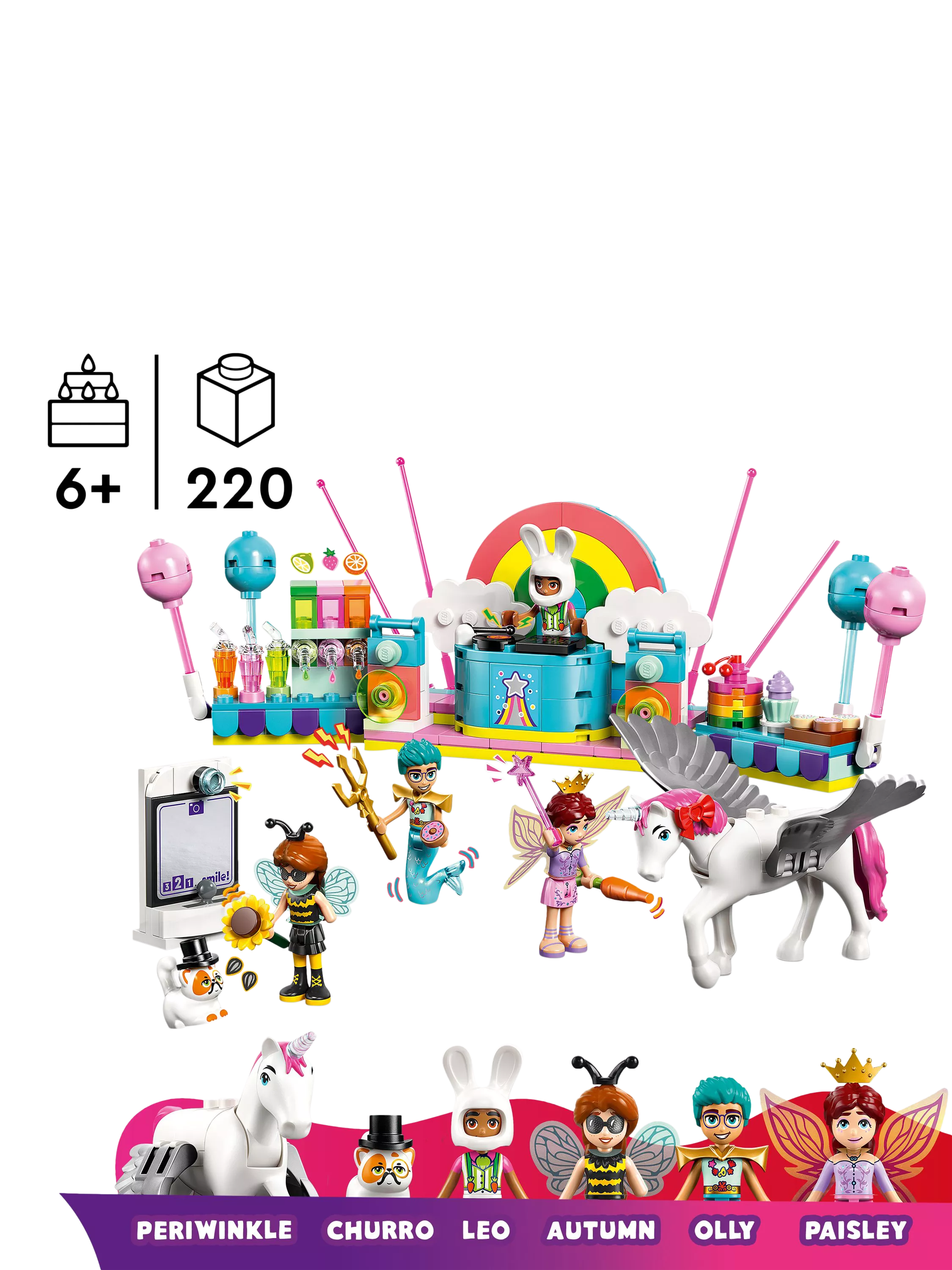 LEGO Friends Costume Party with Unicorn & Fairy building kit, UK version