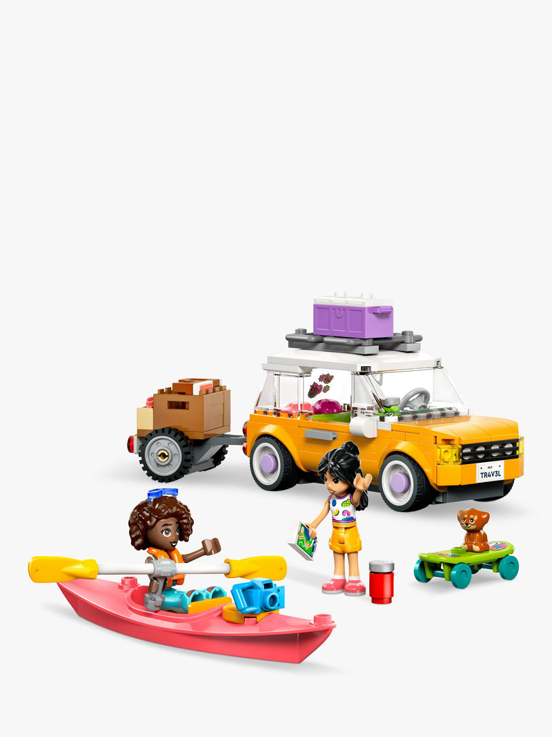 LEGO Friends road trip car with trailer minidolls, UK version